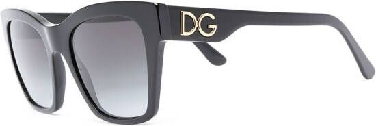 Dolce & Gabbana Eyewear Zonnebril met vierkant montuur Zwart