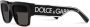 Dolce & Gabbana Eyewear Zonnebril met vierkant montuur Zwart - Thumbnail 2
