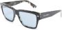 Dolce & Gabbana Eyewear Zonnebril met vierkant montuur Zwart - Thumbnail 2