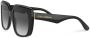 Dolce & Gabbana Eyewear Zonnebril met vierkant montuur Zwart - Thumbnail 2