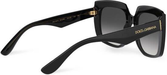 Dolce & Gabbana Eyewear Zonnebril met vierkant montuur Zwart