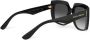 Dolce & Gabbana Eyewear Zonnebril met vierkant montuur Zwart - Thumbnail 3