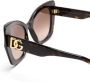 Dolce & Gabbana Eyewear Zonnebril met vlinder montuur Bruin - Thumbnail 3