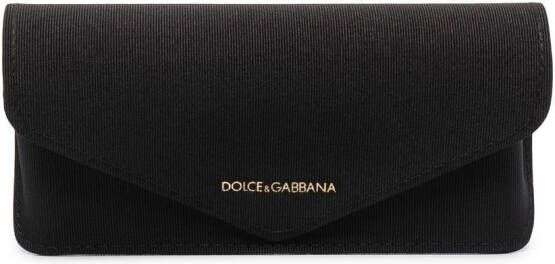 Dolce & Gabbana Eyewear Zonnebril met vlinder montuur Bruin