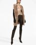 Dolce & Gabbana faux-fur sleeveless coat Bruin - Thumbnail 2