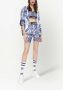Dolce & Gabbana Fietsshorts met print Blauw - Thumbnail 2