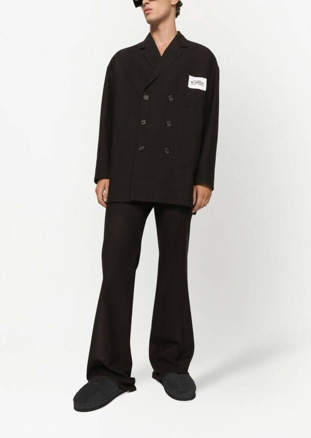 Dolce & Gabbana Straight pantalon Zwart