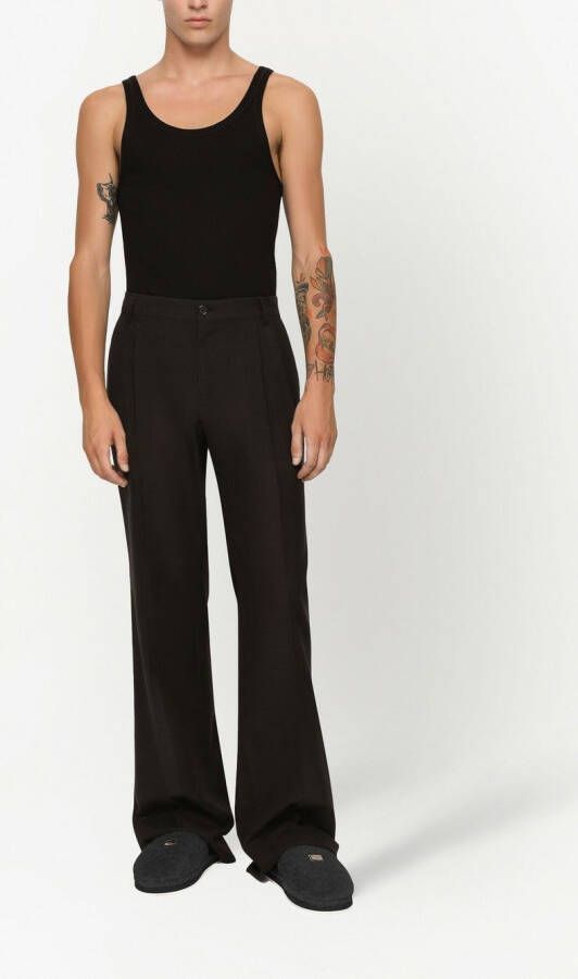 Dolce & Gabbana Straight pantalon Zwart
