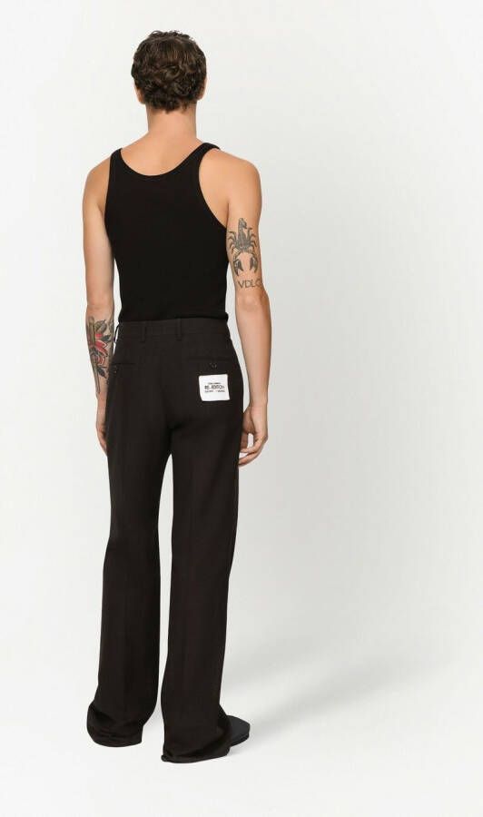 Dolce & Gabbana Straight pantalon Zwart