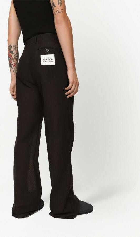 Dolce & Gabbana Straight pantalon Zwart
