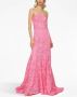 Dolce & Gabbana Jurk met korset-stijl Roze - Thumbnail 2