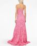 Dolce & Gabbana Jurk met korset-stijl Roze - Thumbnail 3
