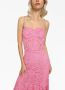 Dolce & Gabbana Jurk met korset-stijl Roze - Thumbnail 4