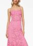 Dolce & Gabbana Jurk met korset-stijl Roze - Thumbnail 5