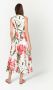Dolce & Gabbana Midi-jurk met bloemenprint Wit - Thumbnail 4