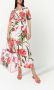 Dolce & Gabbana Blousejurk met bloemenprint Wit - Thumbnail 2