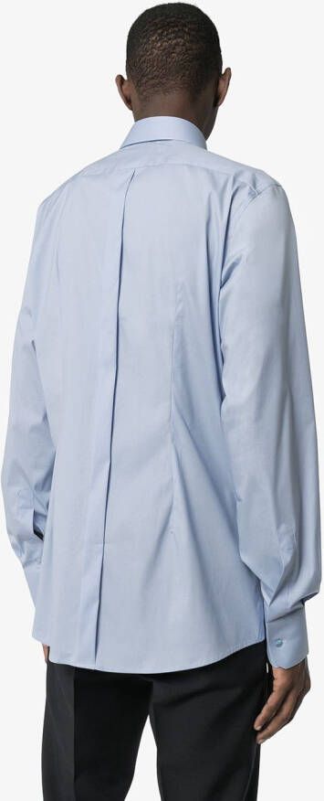 Dolce & Gabbana Geplooid overhemd Blauw