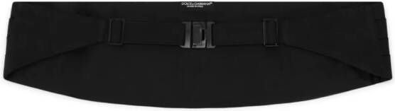 Dolce & Gabbana Geplooide cummerbund Zwart