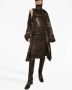 Dolce & Gabbana Geplooide jurk Bruin - Thumbnail 3