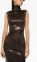 Dolce & Gabbana Geplooide jurk Bruin - Thumbnail 5
