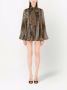 Dolce & Gabbana Geplooide mini-jurk Bruin - Thumbnail 3