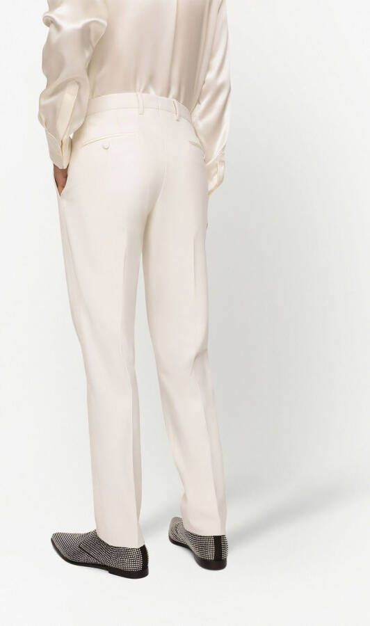 Dolce & Gabbana Stretch smoking pantalon Beige