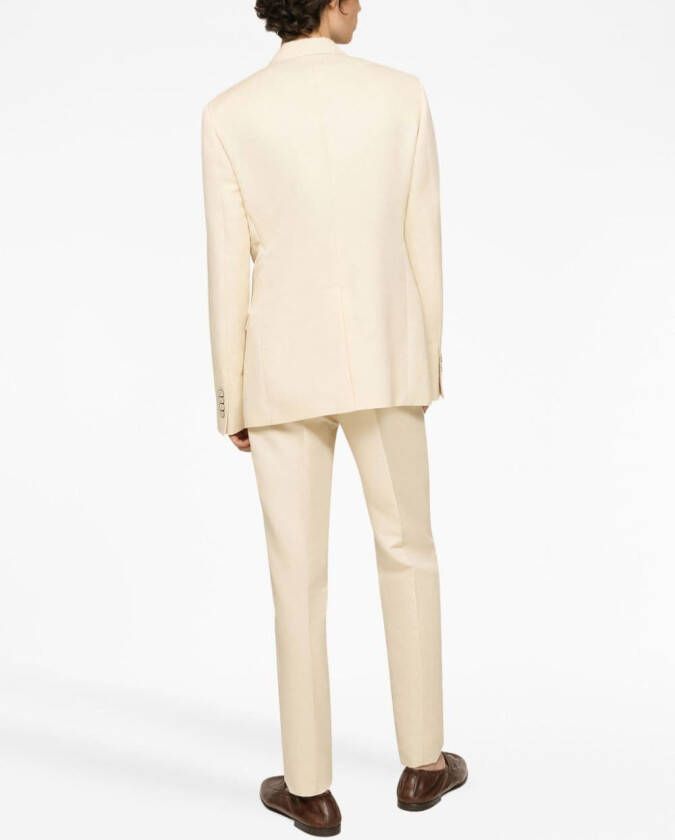 Dolce & Gabbana Geplooide pantalon Beige