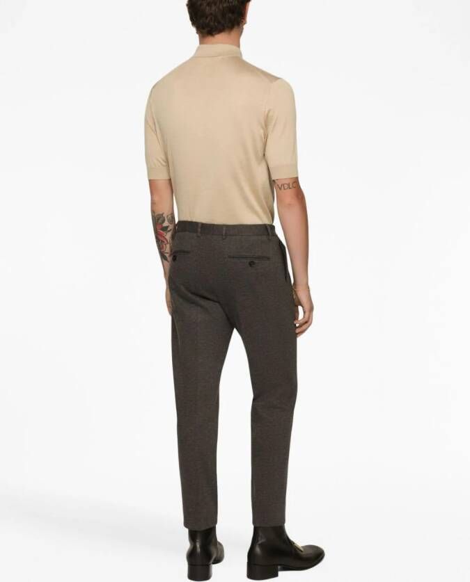 Dolce & Gabbana Geplooide pantalon Grijs