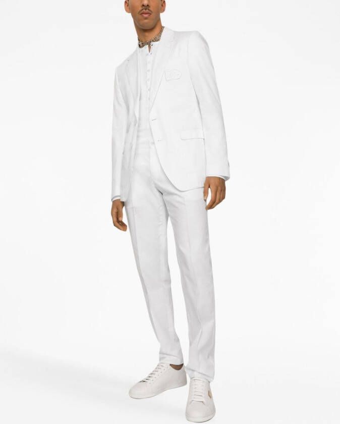 Dolce & Gabbana Geplooide pantalon Wit