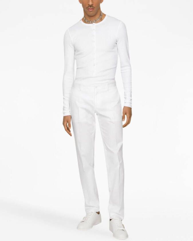 Dolce & Gabbana Geplooide pantalon Wit