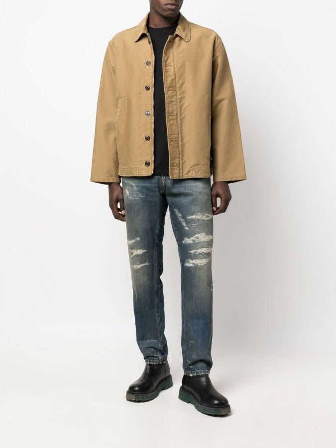 Dolce & Gabbana Gerafelde jeans Blauw