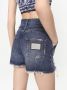 Dolce & Gabbana Gerafelde shorts Blauw - Thumbnail 5