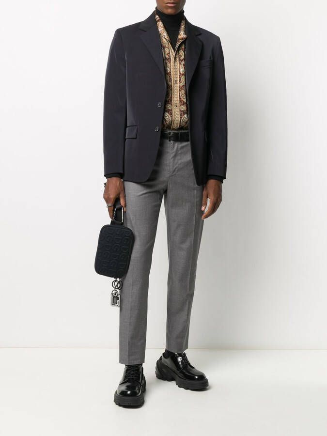 Dolce & Gabbana Geruite pantalon Grijs