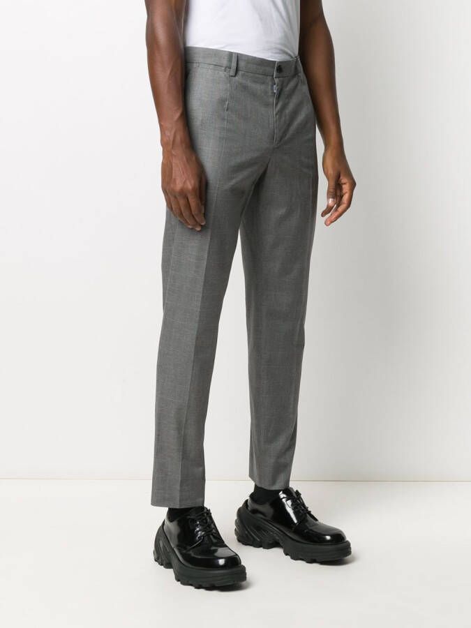 Dolce & Gabbana Geruite pantalon Grijs