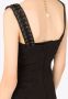 Dolce & Gabbana Mouwloze midi-jurk met veters Zwart - Thumbnail 5