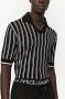 Dolce & Gabbana Gestreept poloshirt Zwart - Thumbnail 5