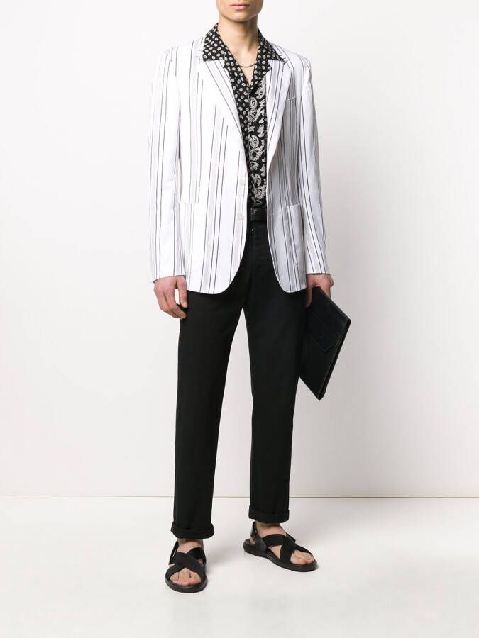 Dolce & Gabbana Gestreepte blazer Wit