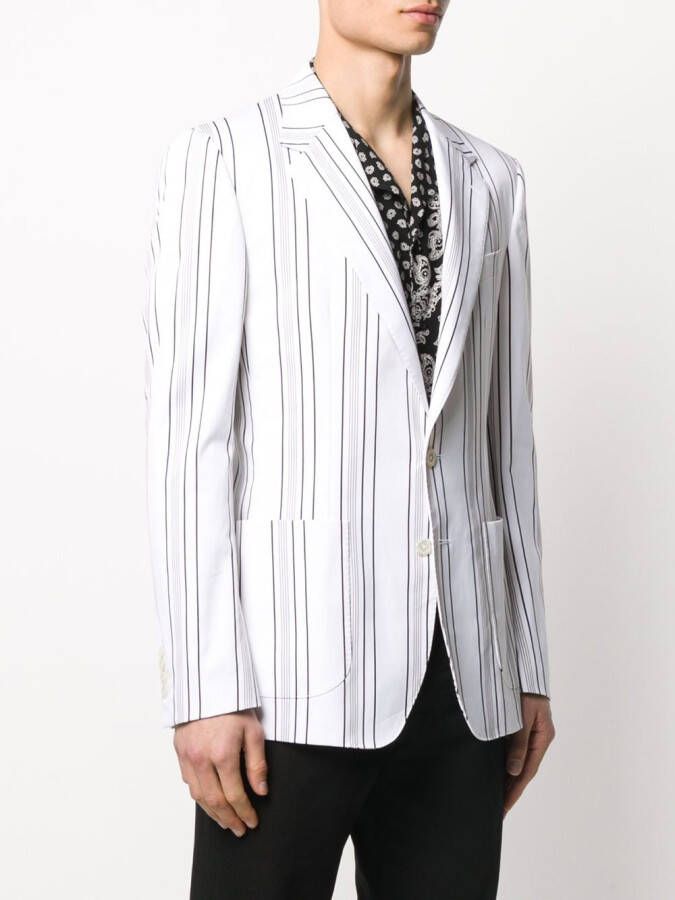 Dolce & Gabbana Gestreepte blazer Wit