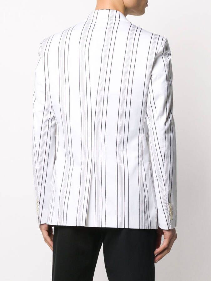 Dolce & Gabbana Gestreepte blazer Wit