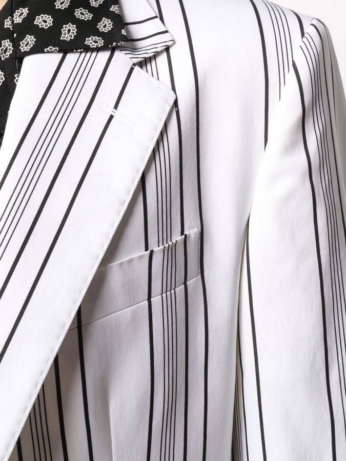 Dolce & Gabbana Gestreepte blazer Wit