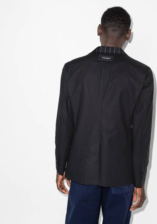 Dolce & Gabbana Gestreepte blazer Zwart