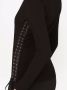 Dolce & Gabbana Trui met diepe ronde hals en veters Zwart - Thumbnail 5