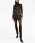 Dolce & Gabbana Glanzende jurk Bruin - Thumbnail 2