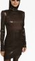Dolce & Gabbana Glanzende jurk Bruin - Thumbnail 5