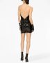 Dolce & Gabbana Glanzende mini-jurk Zwart - Thumbnail 3