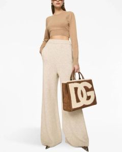 Dolce & Gabbana High waist broek Beige