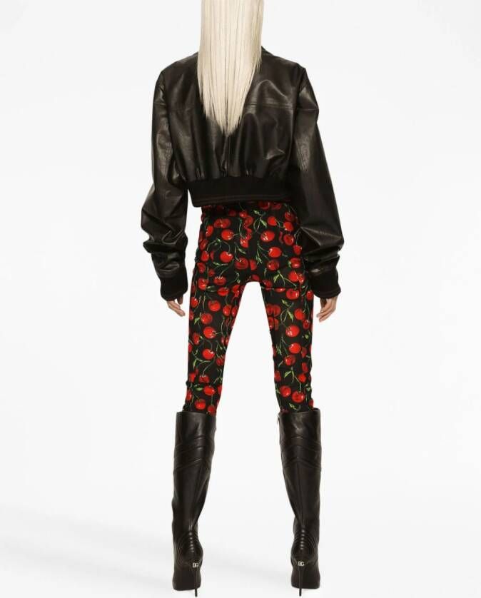 Dolce & Gabbana High waist broek Zwart
