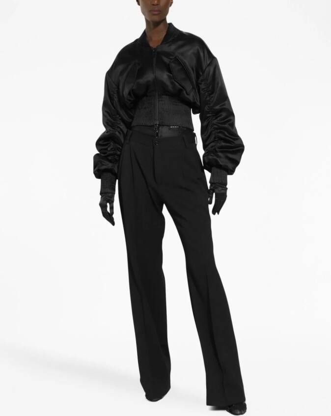 Dolce & Gabbana High-waist broek Zwart