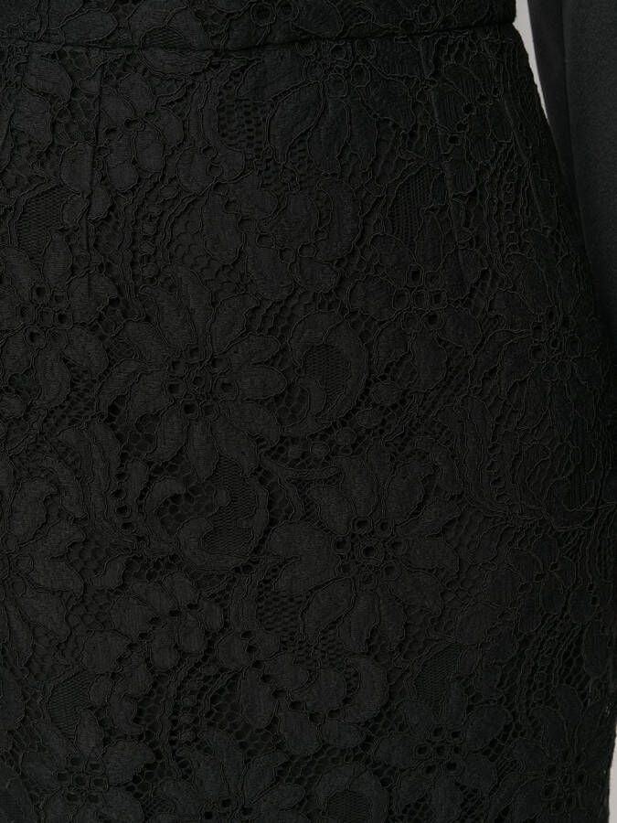 Dolce & Gabbana High waist kokerrok Zwart