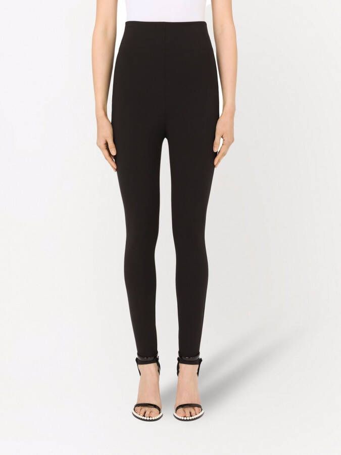 Dolce & Gabbana High waist legging Zwart